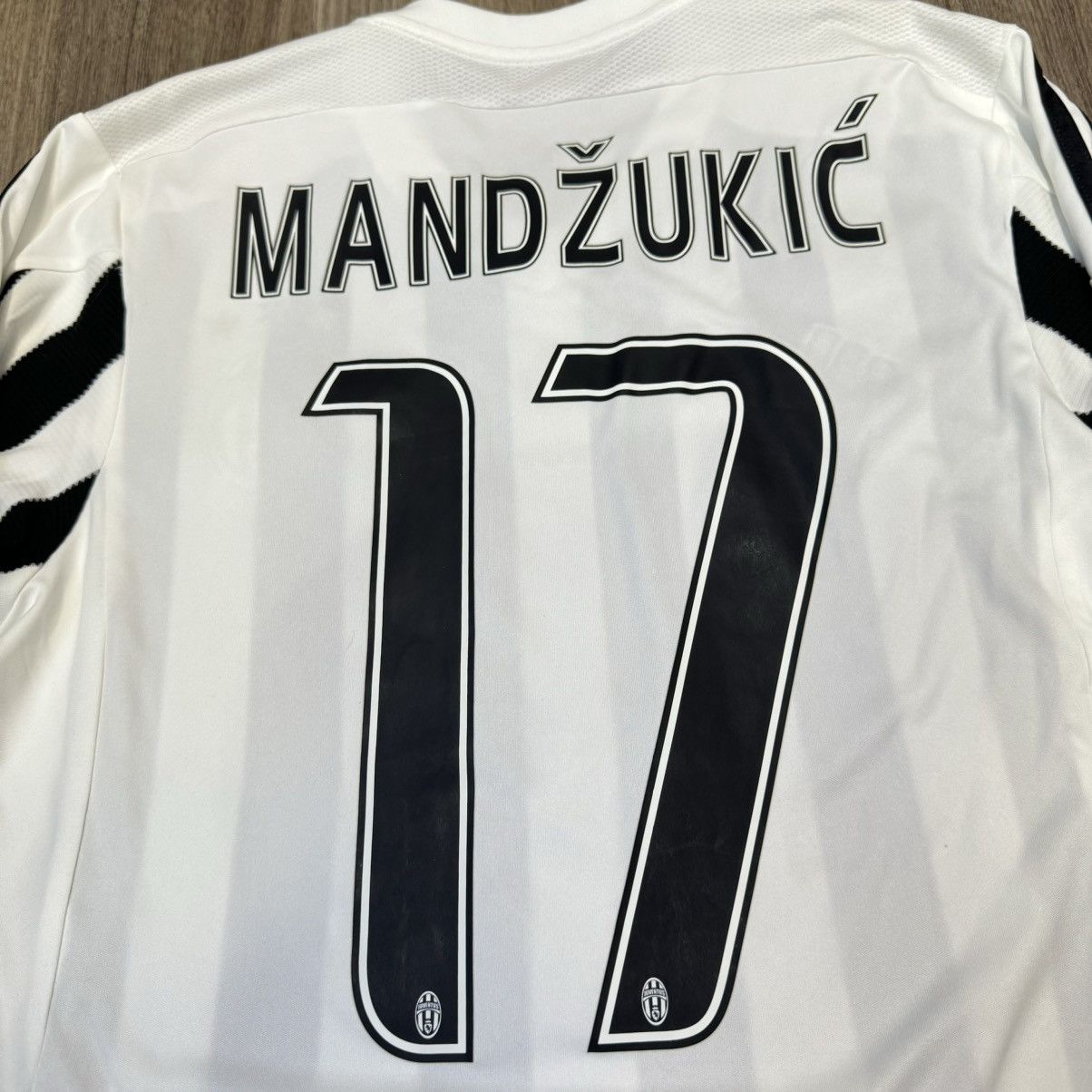 Adidas Juventus 15/16 supercoppa final shirt #17 Mandzukic Size US S / EU 44-46 / 1 - 8 Thumbnail