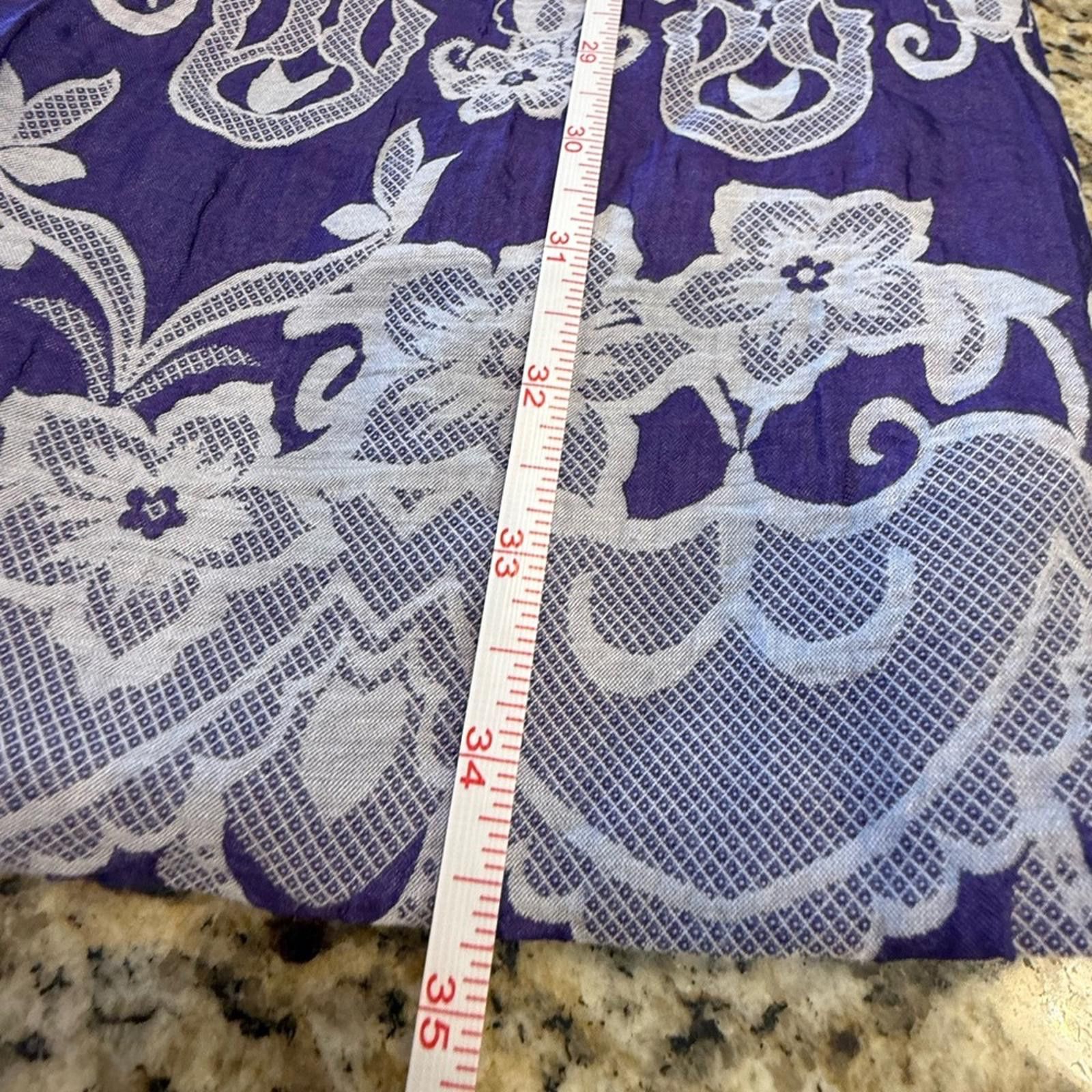 Other MOA purple embroidered floral pleated midi dress SZ 6 Size M / US 6-8 / IT 42-44 - 10 Thumbnail