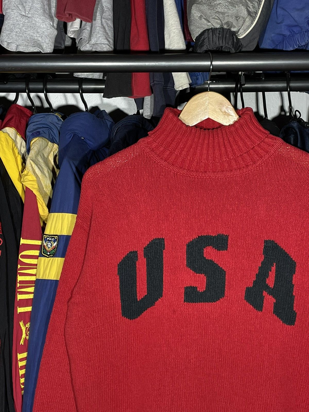 Polo Ralph Lauren × Ralph Lauren × Vintage Sweater Polo USA Vintage Hand Knit Size US M / EU 48-50 / 2 - 2 Thumbnail