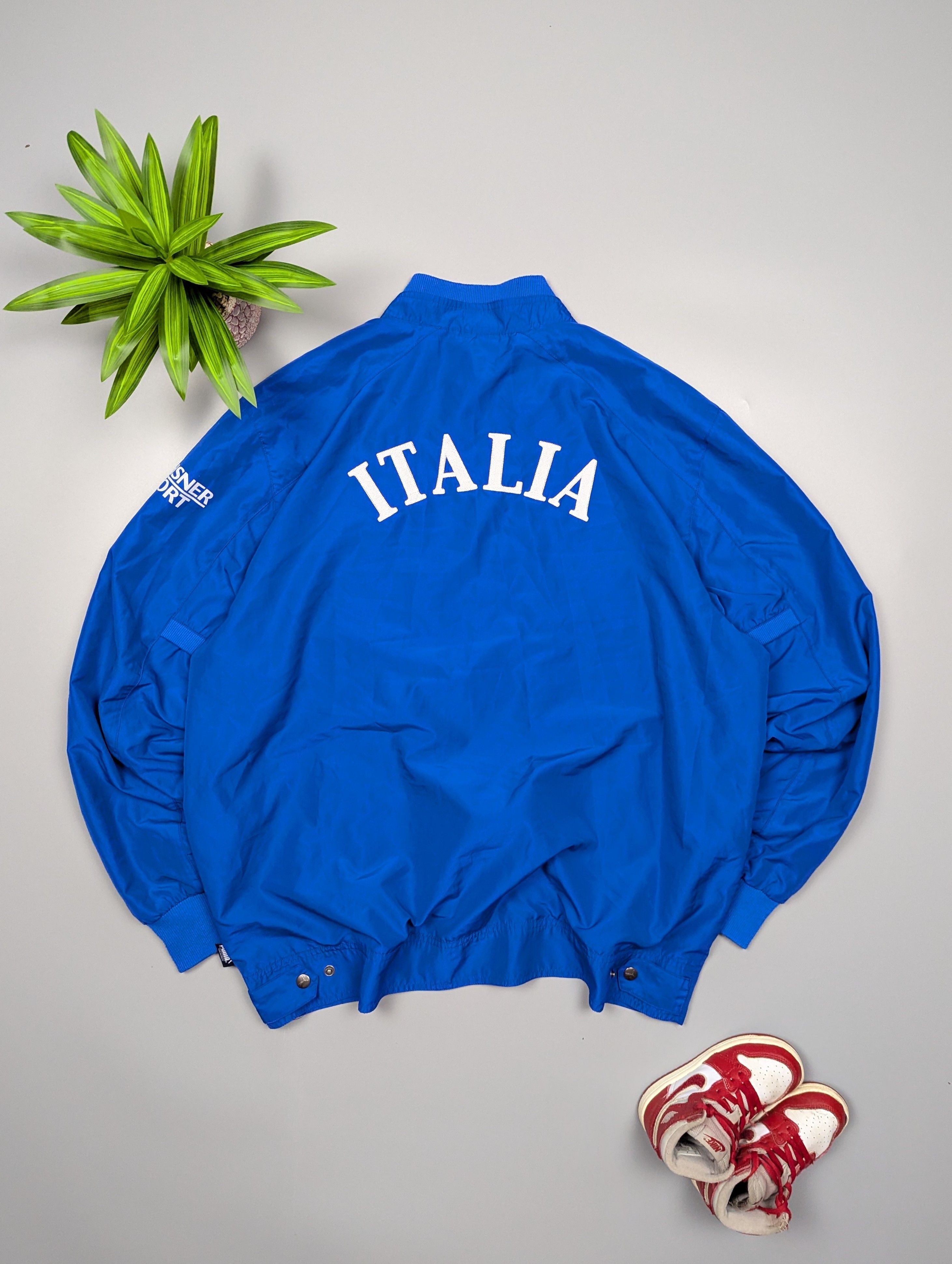 Puma Puma Italia Track Jacket Men’s XL Blue Retro Sportswear Size US XL / EU 56 / 4 - 9 Thumbnail