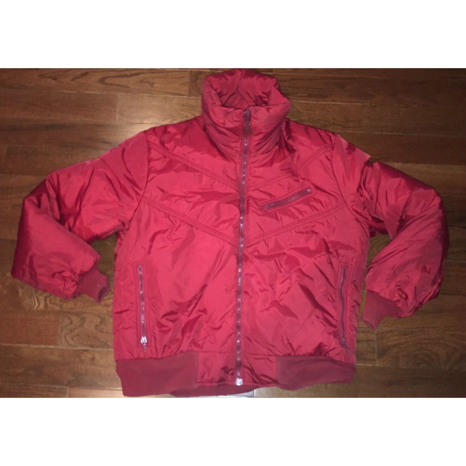 Vintage Alpine Designs Mens Jacket Size XL Red Down Fillef Reversiable Thick Size US XL / EU 56 / 4 - 5 Thumbnail