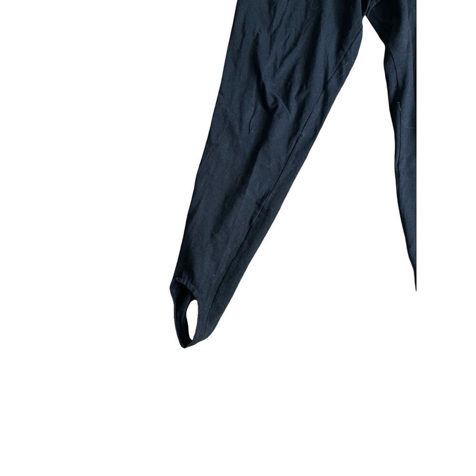 Unknown London Women's Black Stirrup Leggings Activewear Size 30" / US 8 / IT 44 - 3 Thumbnail