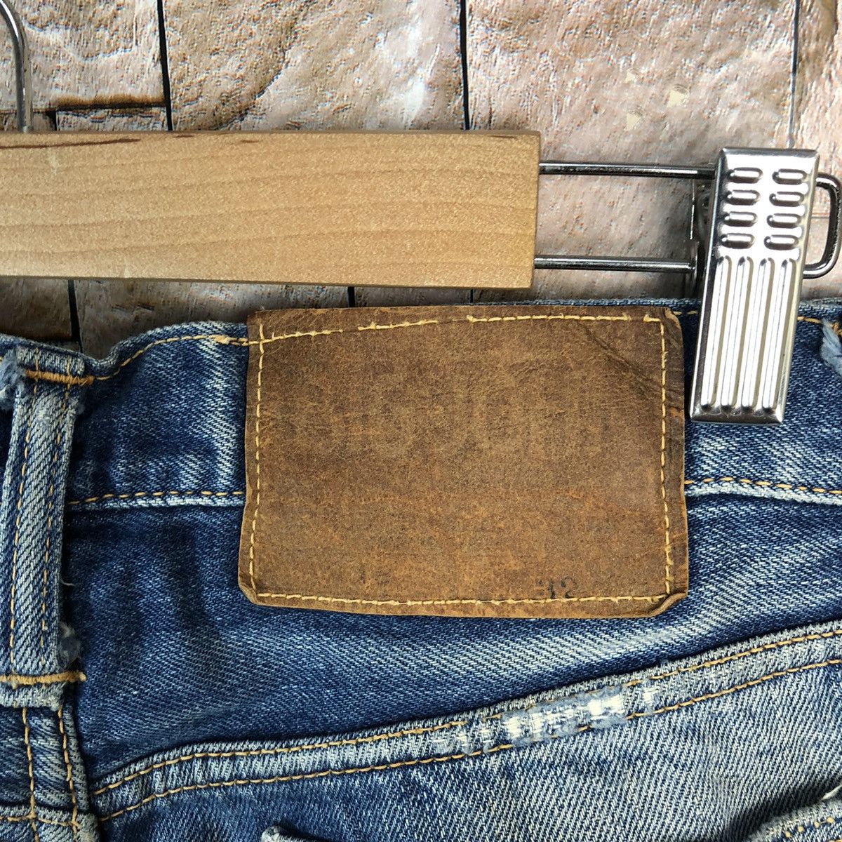 Big John Big John selvedge vintage Blue Distressed Denim Pants #A345 Size US 31 - 17 Thumbnail
