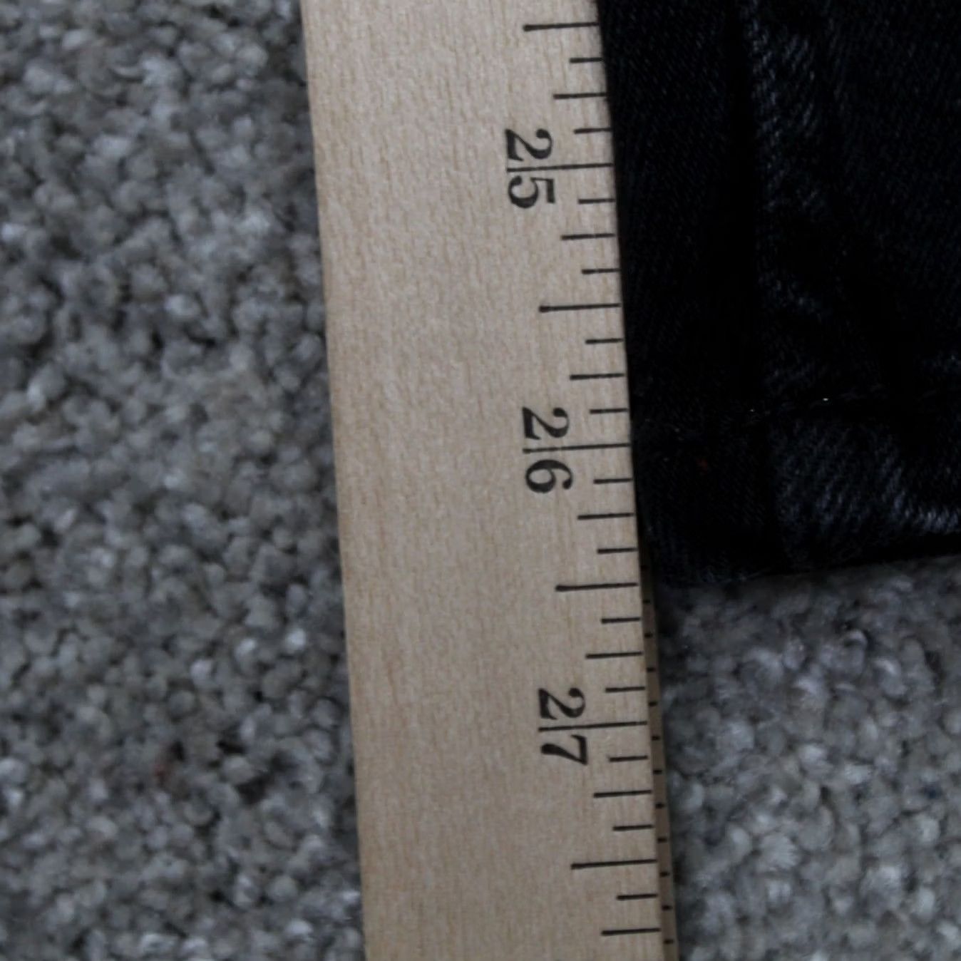 Zara Zara Jeans Womens 4 Black Organic Cotton Stretch Denim 27" Inseam Vintage No Size 27" / US 4 / IT 40 - 4 Thumbnail