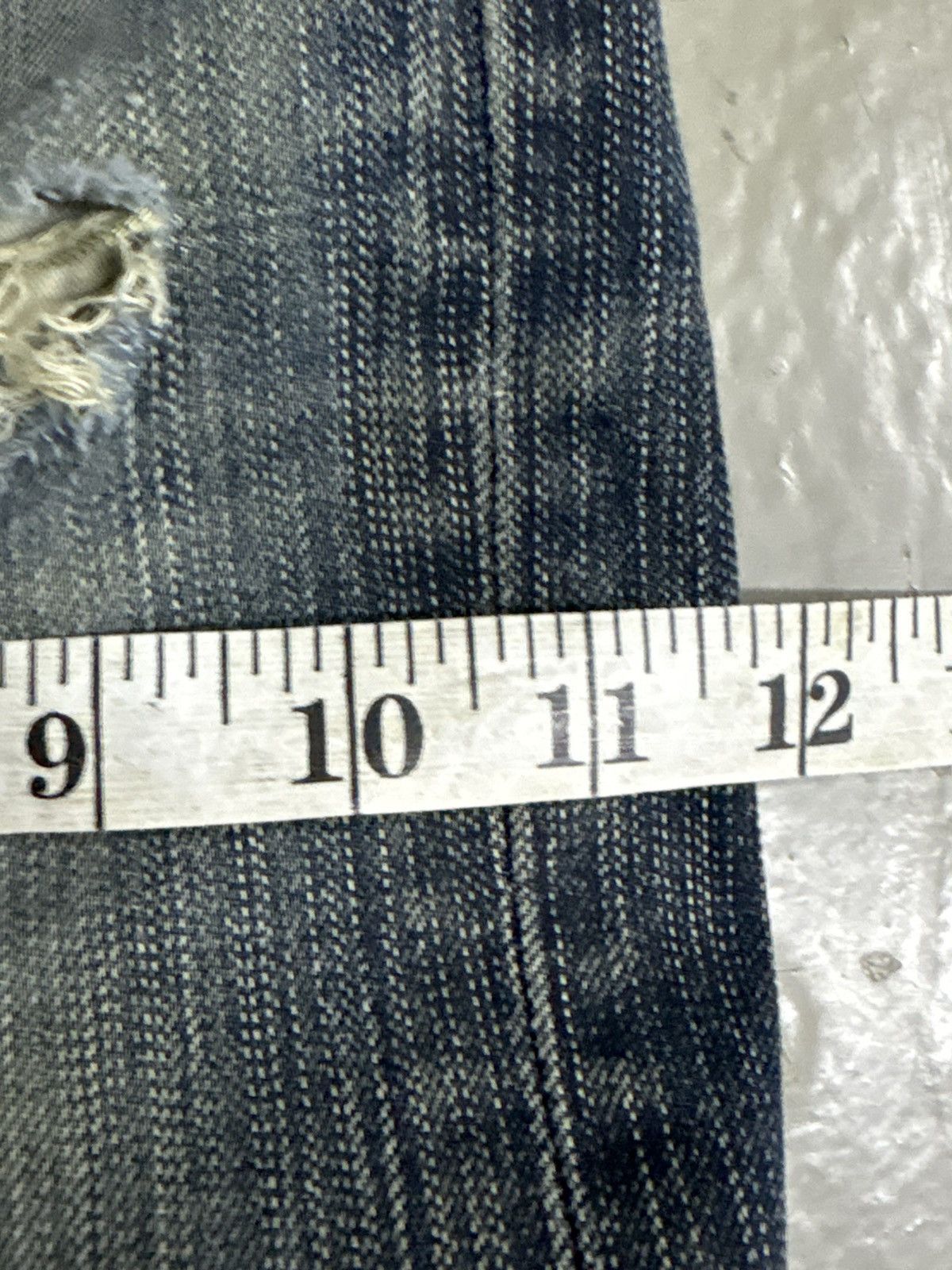 Hedi Slimane Edwin 503 Balenciaga Destroyed Rusty Wash Distressed Jeans. Size US 31 - 20 Thumbnail