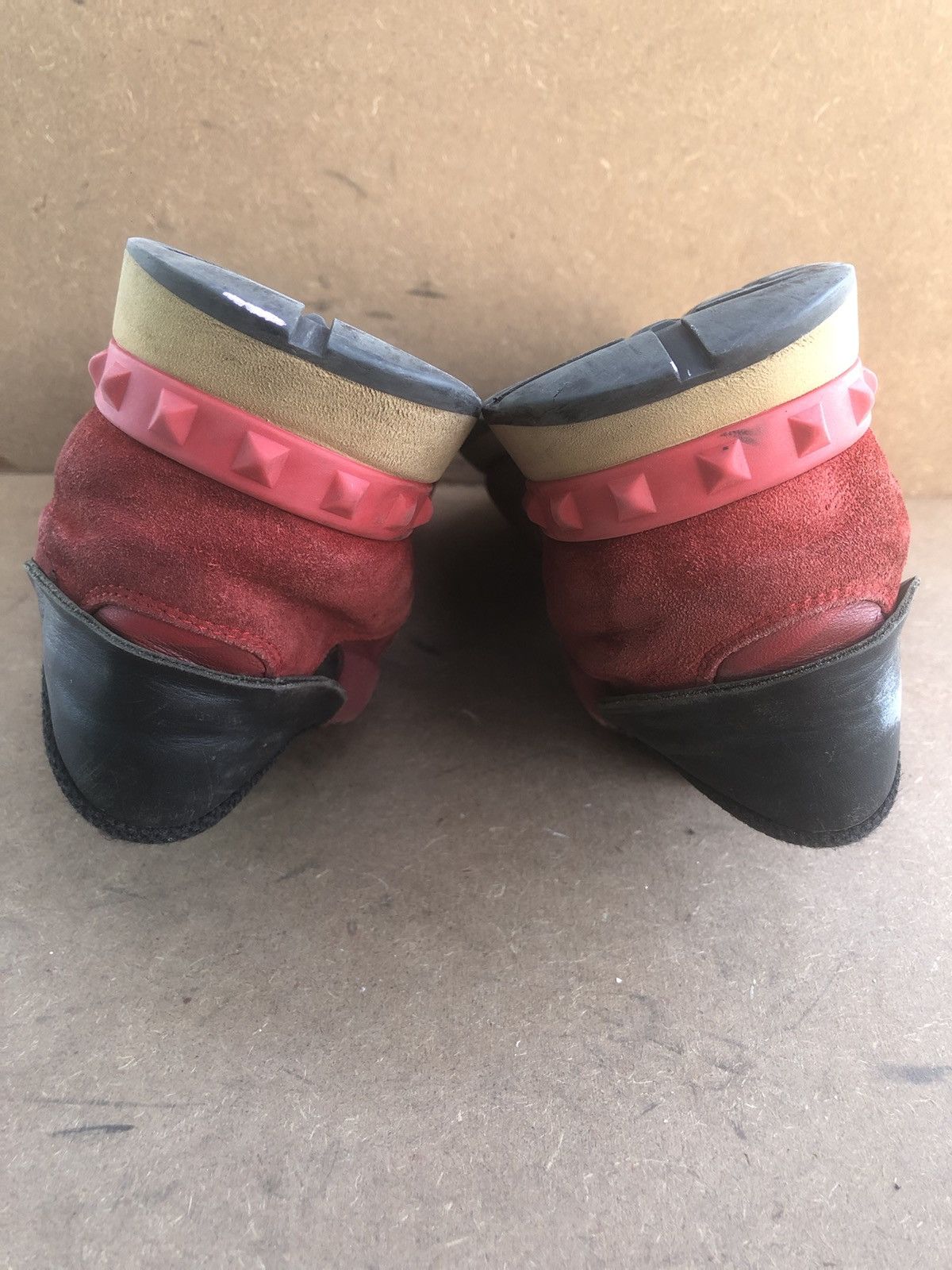 Designer × Valentino Valentino Garavani Red Leather Men’s Sneakers Size 41 Size US 9.5 / IT 39.5 - 14 Thumbnail