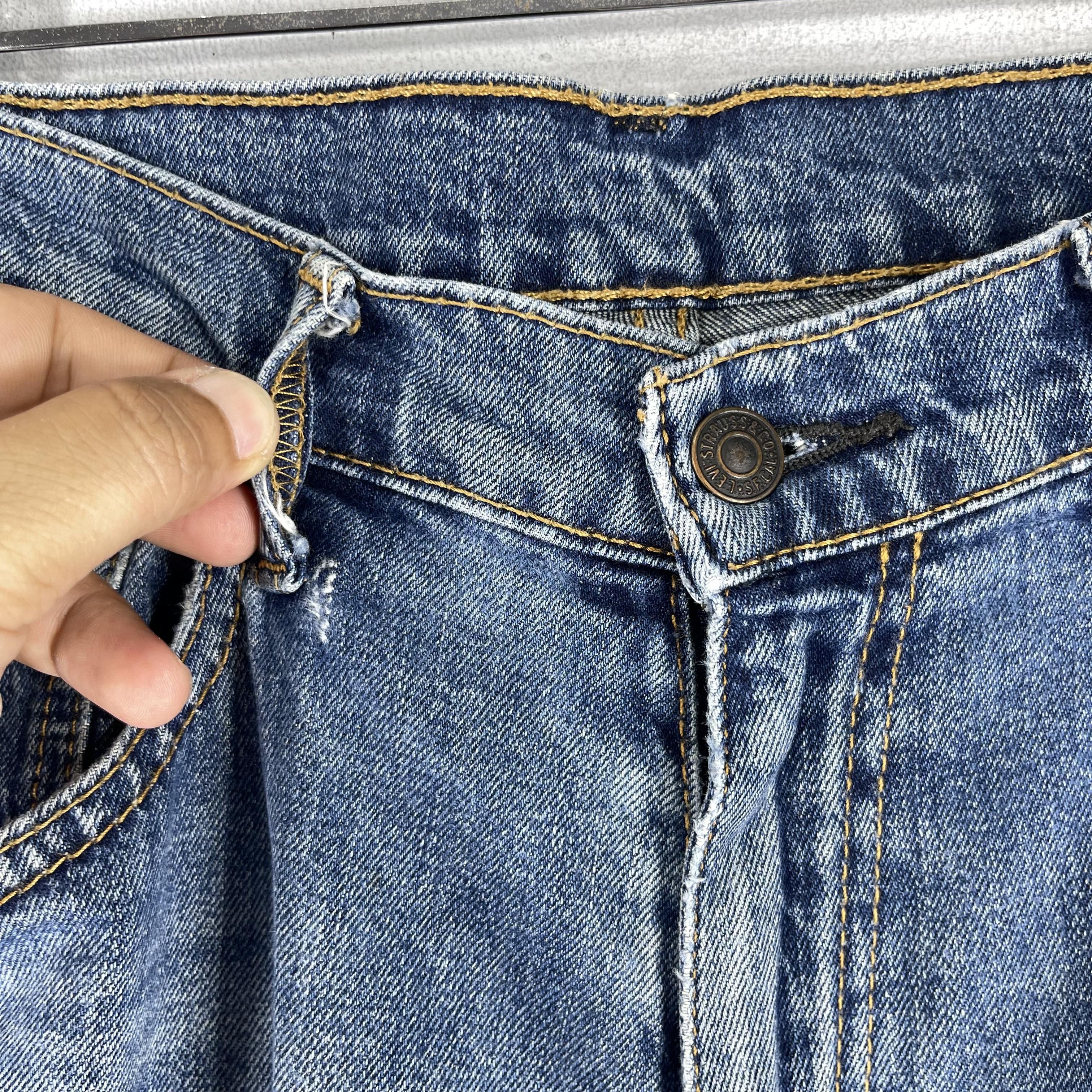 Levi's × Vintage Size 36 Vintage Levis 505 Distressed Reinforced Jeans Size US 36 / EU 52 - 4 Thumbnail