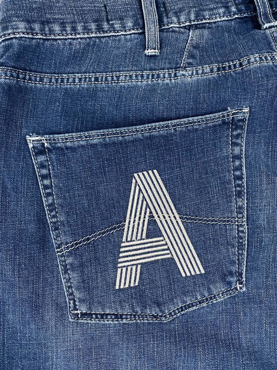Armani Vintage Armani Big Logo Denim Jeans Men Size 34 Blue Size US 34 / EU 50 - 3 Thumbnail