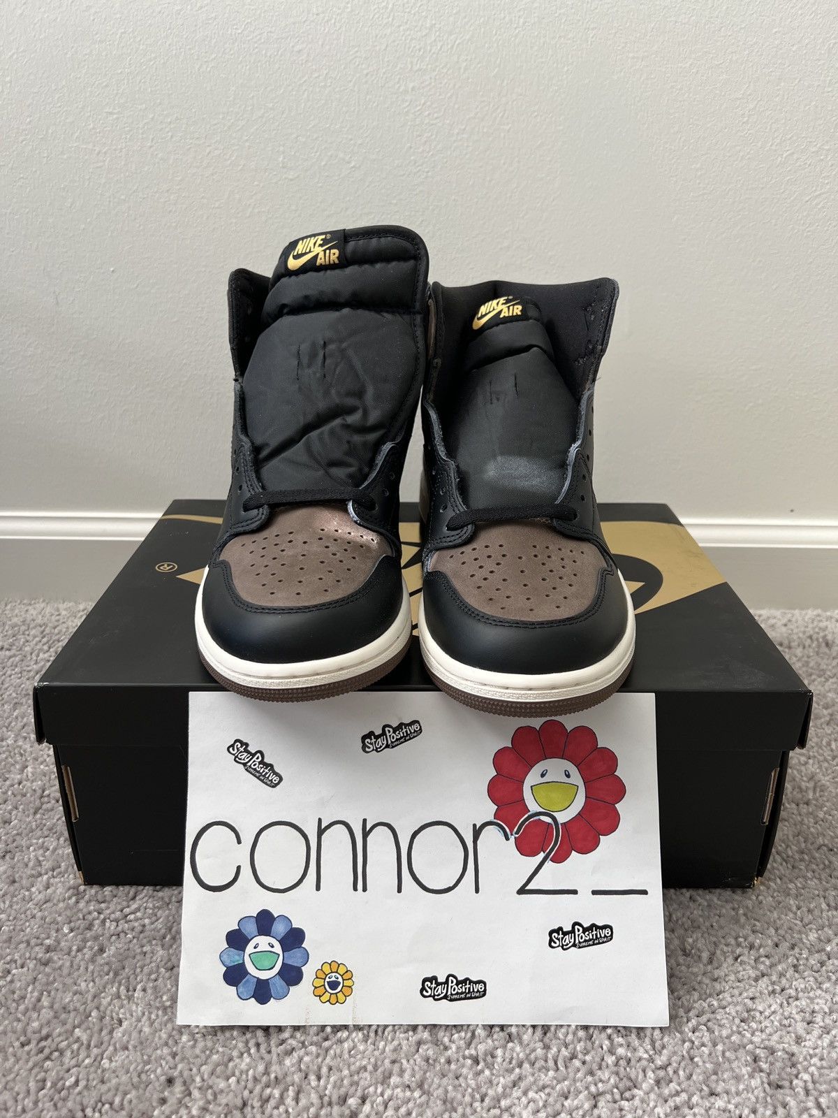 Jordan Brand Air Jordan 1 Retro High OG ‘Palomino’ (Reverse Mocha) Size US 10 / EU 43 - 4 Thumbnail