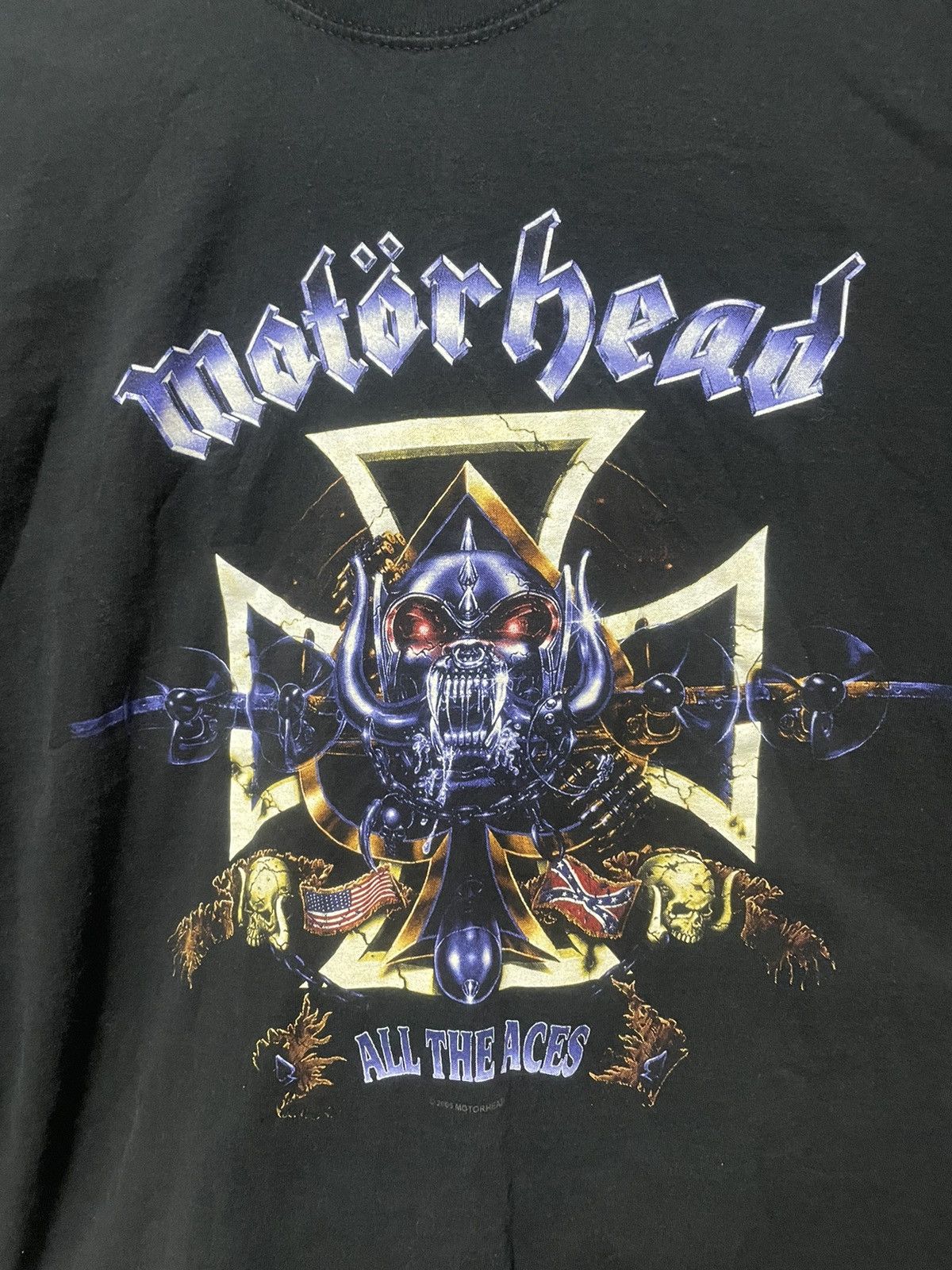 Band Tees Motörhead 2005 All The Aces Vintage Tour Band Tee XL Size US XL / EU 56 / 4 - 4 Thumbnail