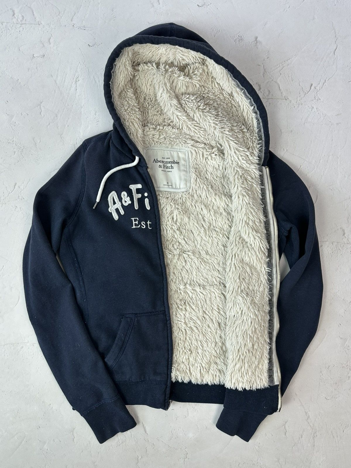 If Six Was Nine Y2K Abercrombie & Fitch If Six Was Nine Style Zip Fur Hoodie Size M / US 6-8 / IT 42-44 - 5 Thumbnail