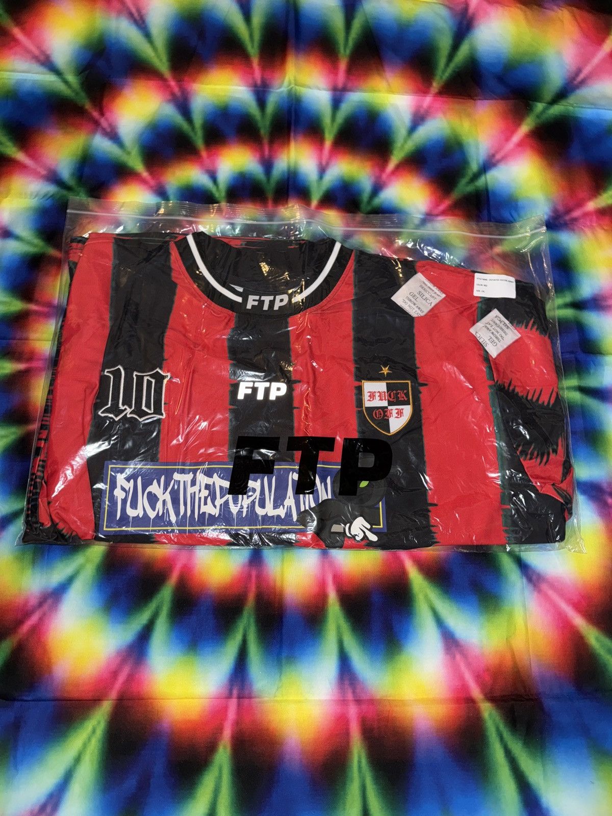 FTP Blurred Vision Soccer Jersey Red