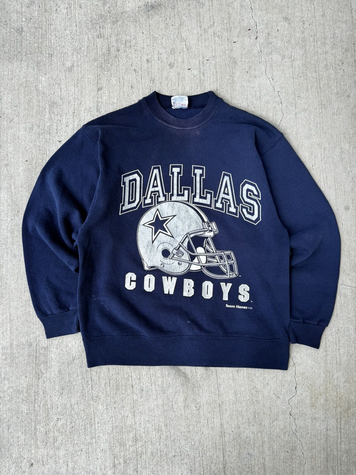 NFL × Vintage Vintage 90s Dallas cowboys sweatshirt Size US XL / EU 56 / 4 - 1 Thumbnail