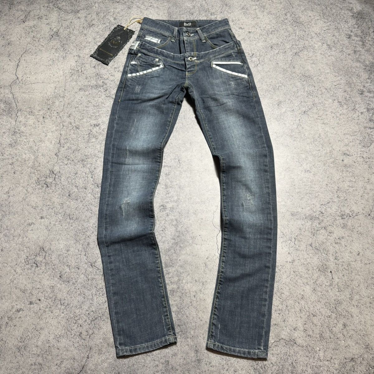 Other Archive Dolce & Gabbana Style Double Layered Pants Size 26" / US 2 / IT 38 - 2 Thumbnail