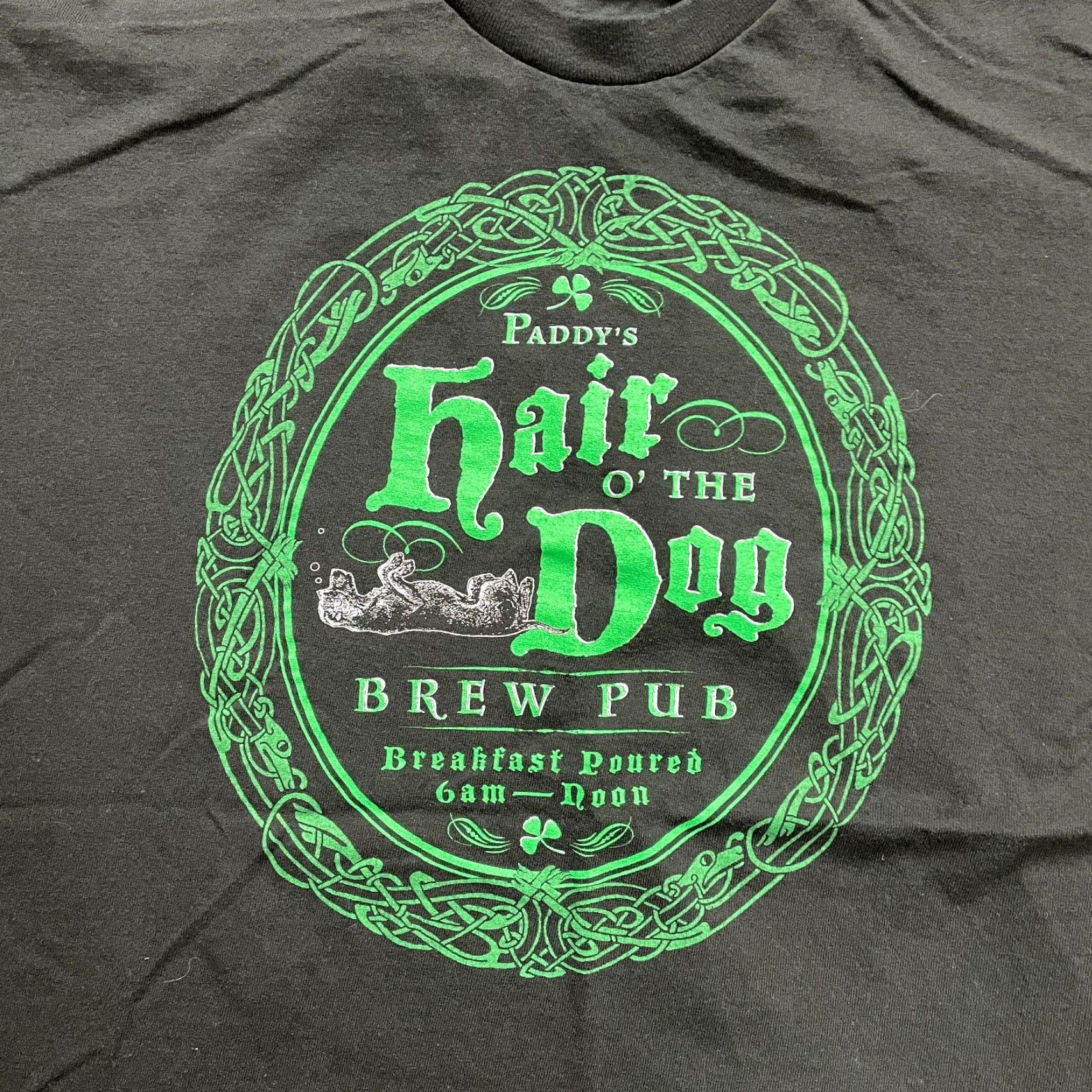 Vintage St. Paddy's T-Shirt Men 2XL Black Crew Neck Short Sleeve Graphic Tee Shirt Shirt T-Shirt Mens Black 2XL St. Paddy's Beer Classic USA 90s? Size US XXL / EU 58 / 5 - 4 Thumbnail