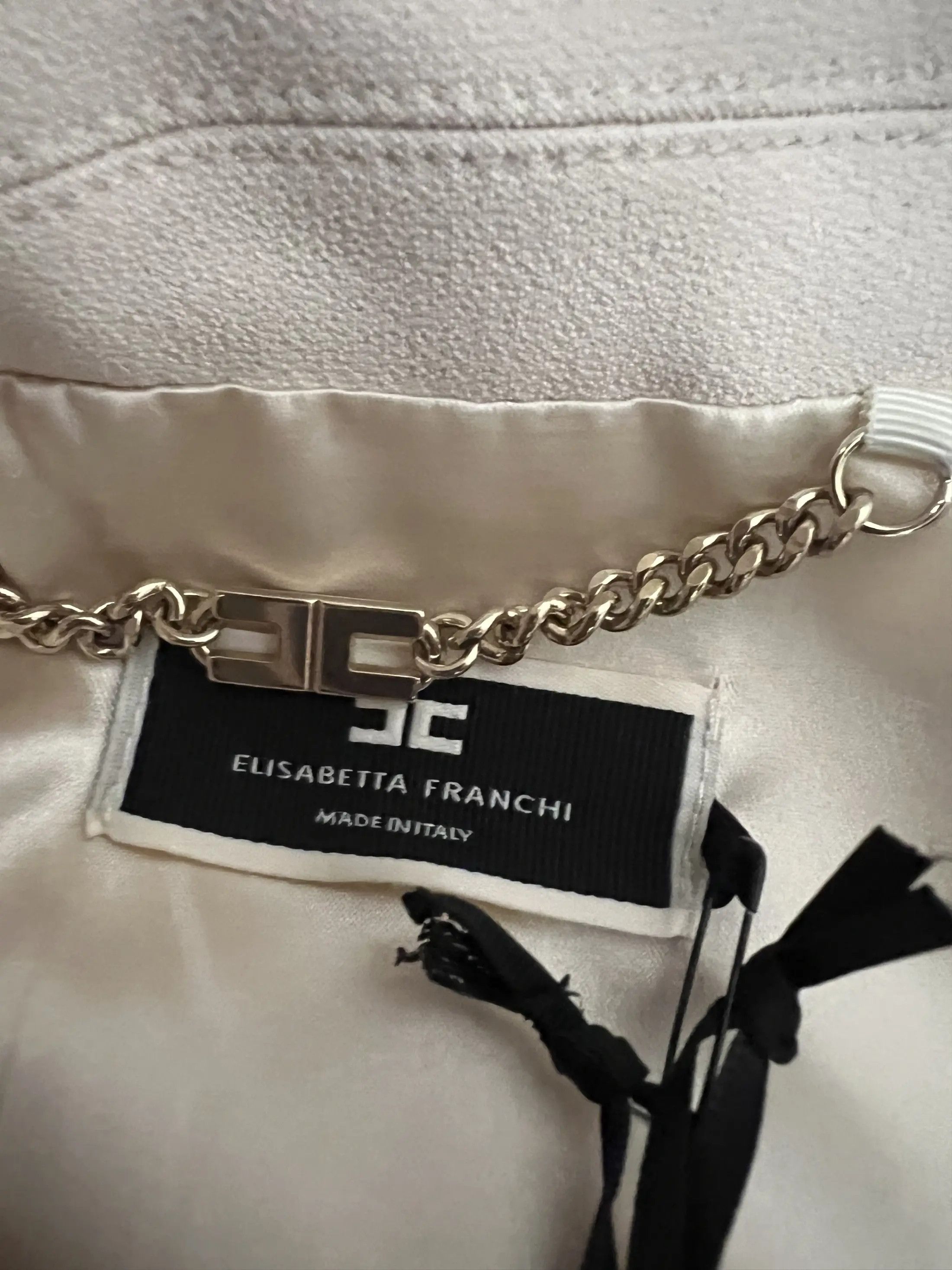 Elisabetta Franchi Tailleur Mini Dress With Gathered Tulle Skirt Size S / US 4 / IT 40 - 18 Thumbnail