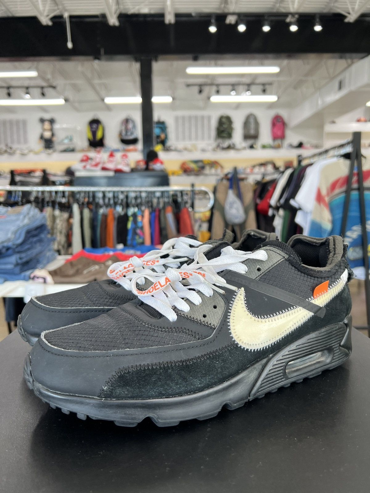 Nike Off White Nike Air Max 90 Off White Black Sz. 11 2019 Grailed