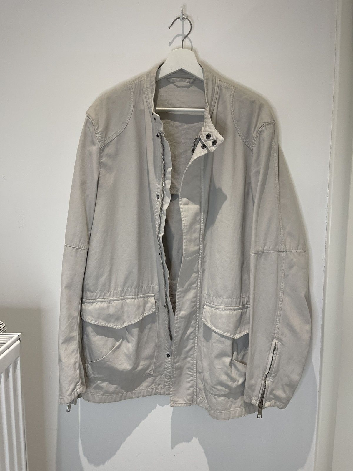 Maison Margiela Maison Martin Margiela SS06 Light Grey Cotton Field Jacket Size US L / EU 52-54 / 3 - 11 Thumbnail