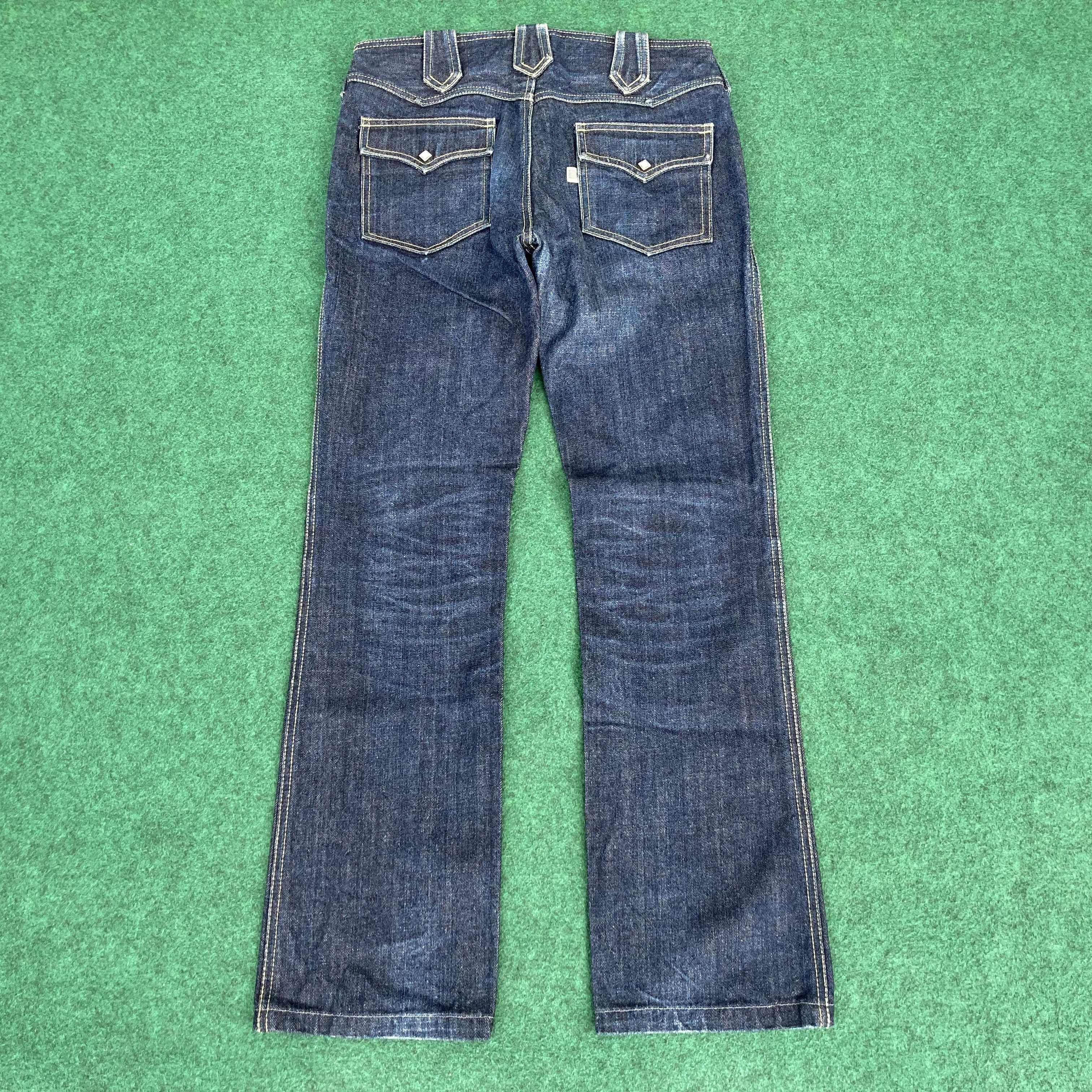 Designer × Japanese Brand Vtg Oregontrail Made in japan Denim Blue Jeans Size US 30 / EU 46 - 10 Thumbnail