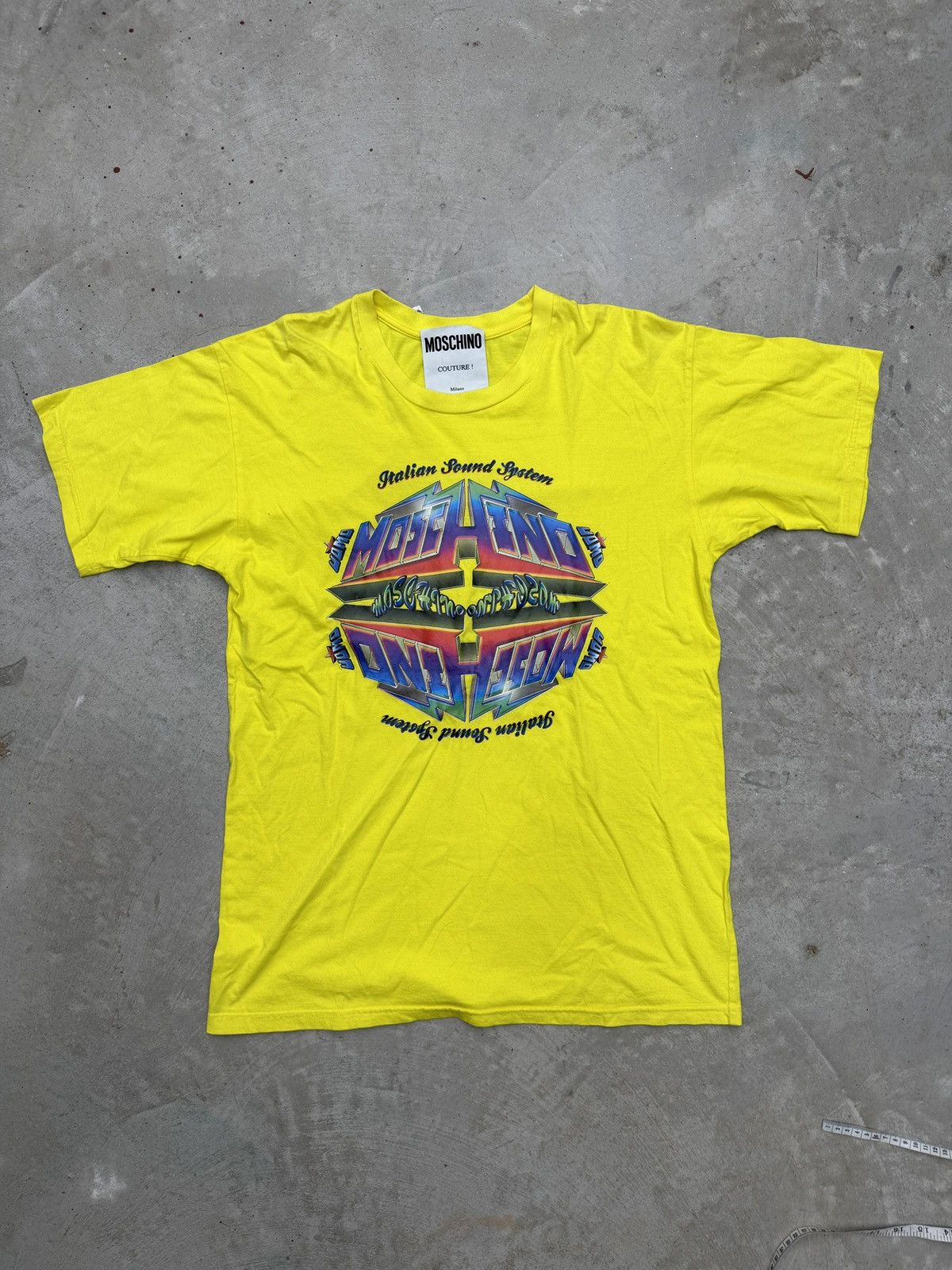 Moschino Moschino Couture Italian Sound System Graphic Graphic Shirt Size US XL / EU 56 / 4 - 1 Thumbnail