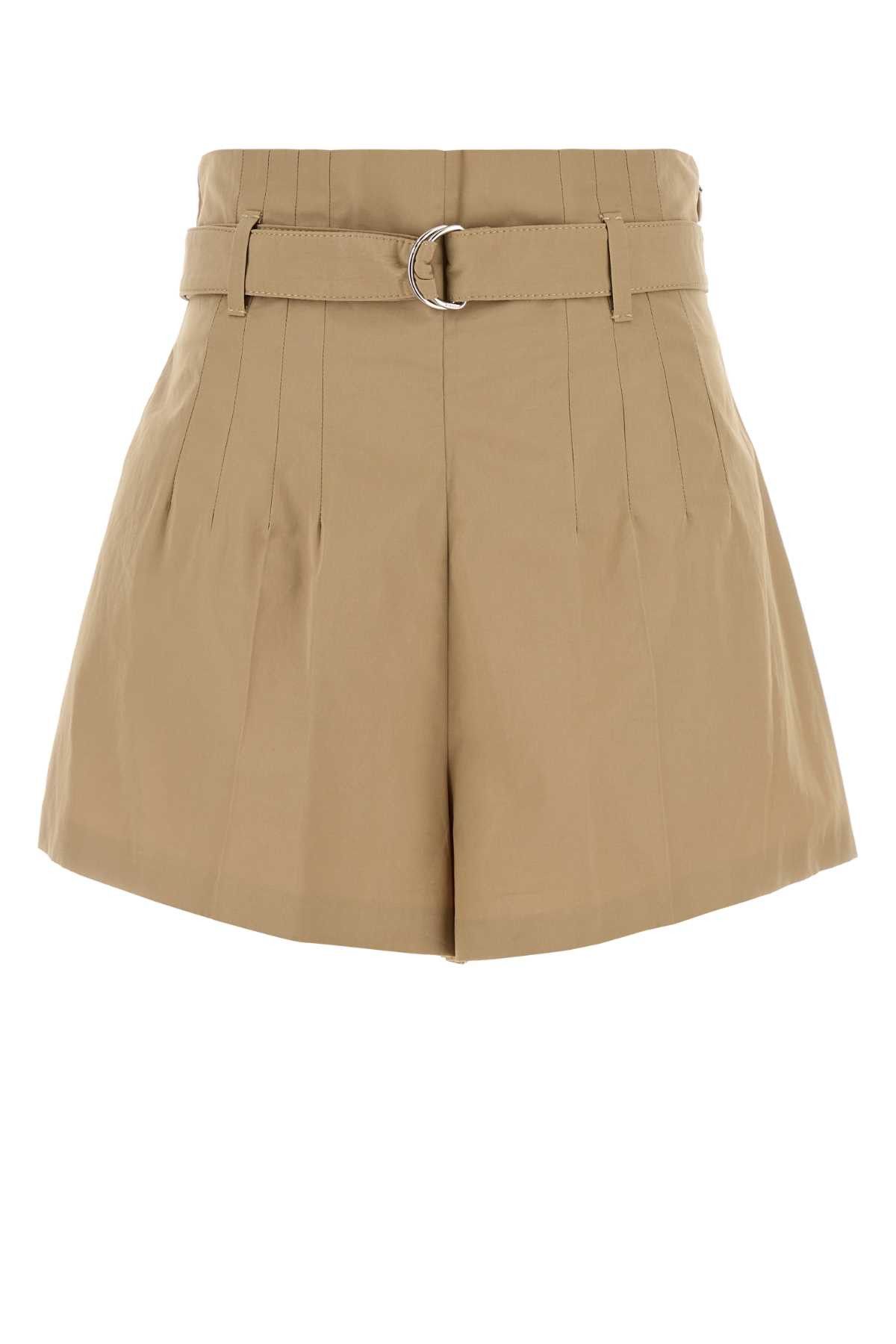 Prada Beige Poplin Shorts Size 28" / US 6 / IT 42 - 1 Thumbnail