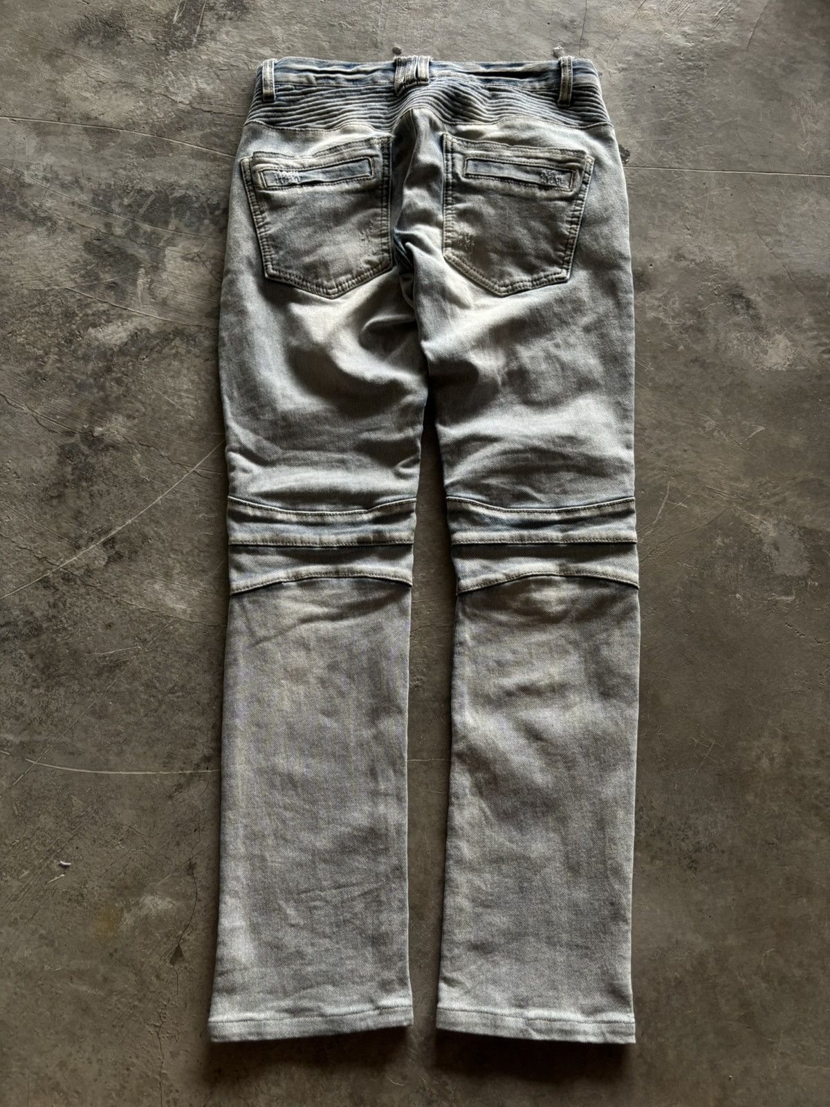 Hysteric Glamour IN THE ATTIC biker pant denim sashiko japanese balmain style Size US 29 - 16 Thumbnail