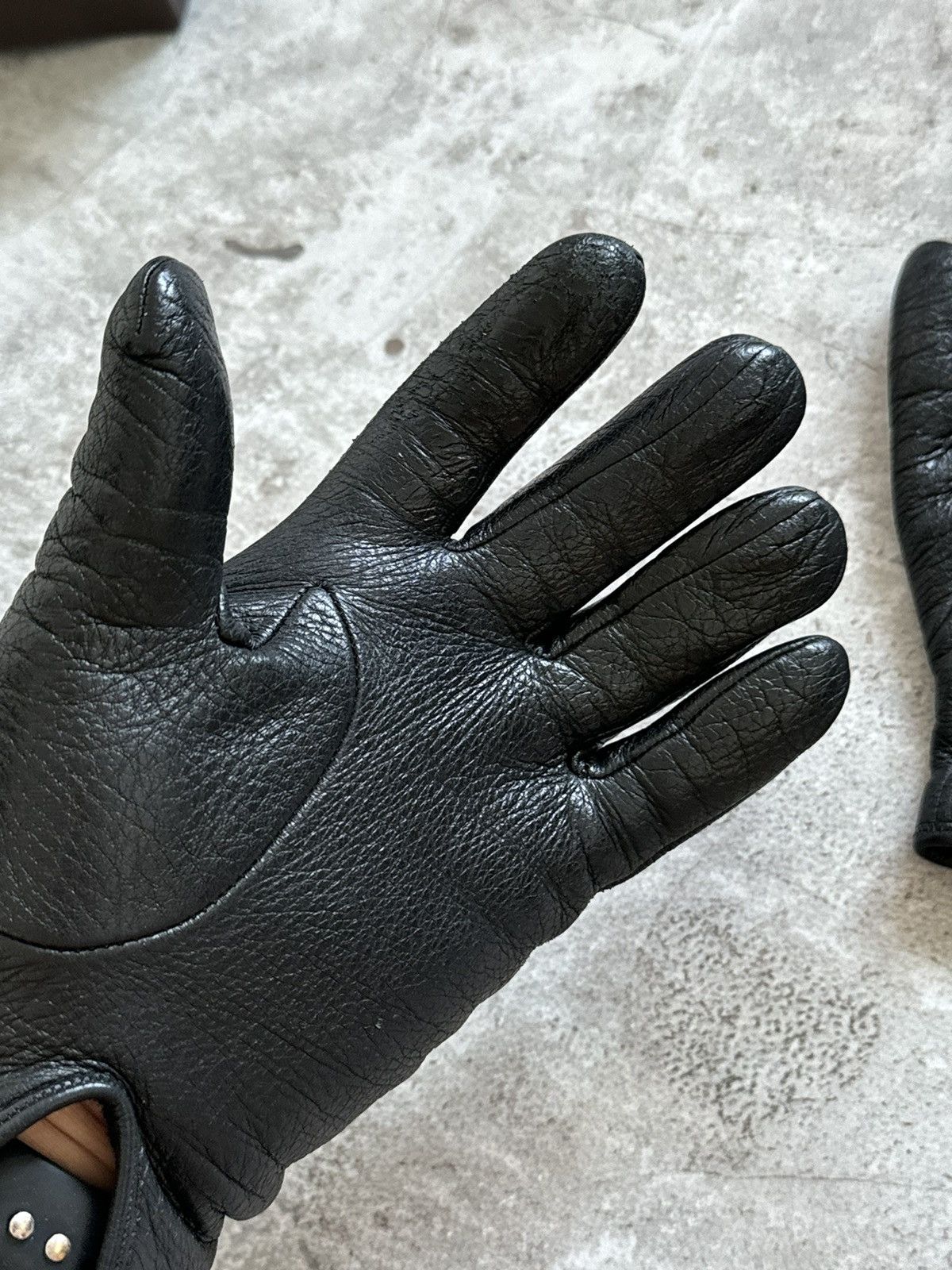 Gucci Gucci leather gloves with dust bag and box Size ONE SIZE - 7 Thumbnail