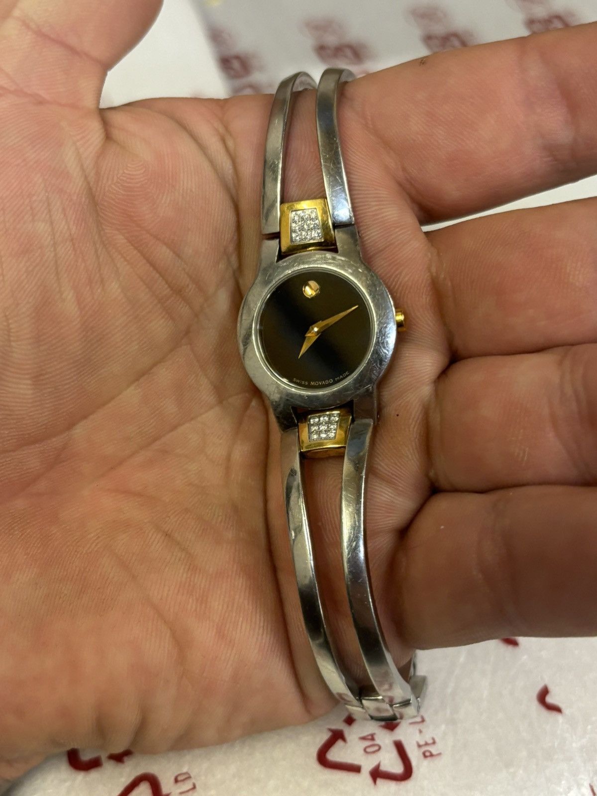 Movado Movado Amorosa 81.E41.1842 2-Tone Women’s Watch! Size ONE SIZE - 5 Thumbnail