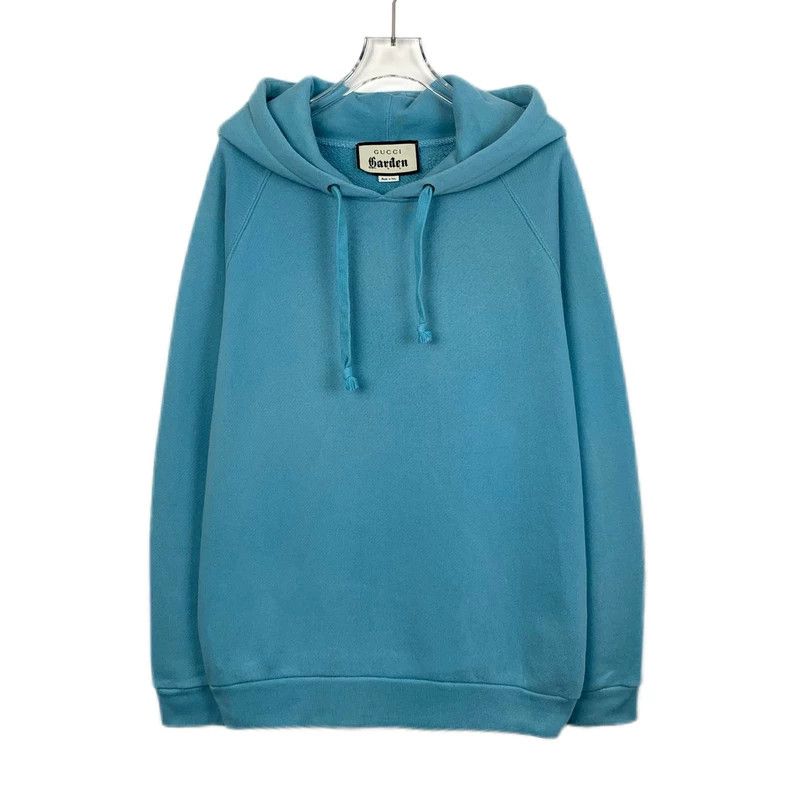 Gucci Gucci Garden series blue letter embroidery cotton hooded dr Size US S / EU 44-46 / 1 - 1 Thumbnail