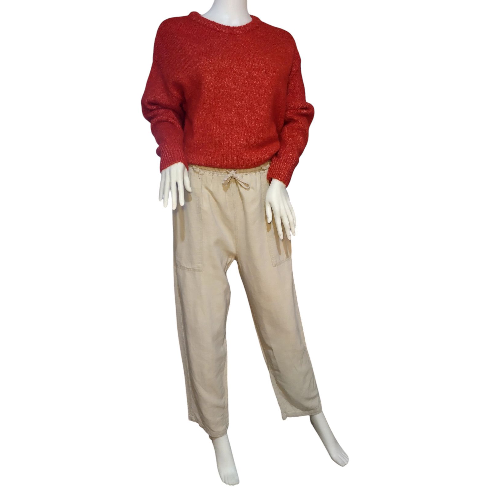 Old Navy Old Navy Sweater Long Sleeves Crew Neck Orange Sz Md Size M / US 6-8 / IT 42-44 - 12 Thumbnail
