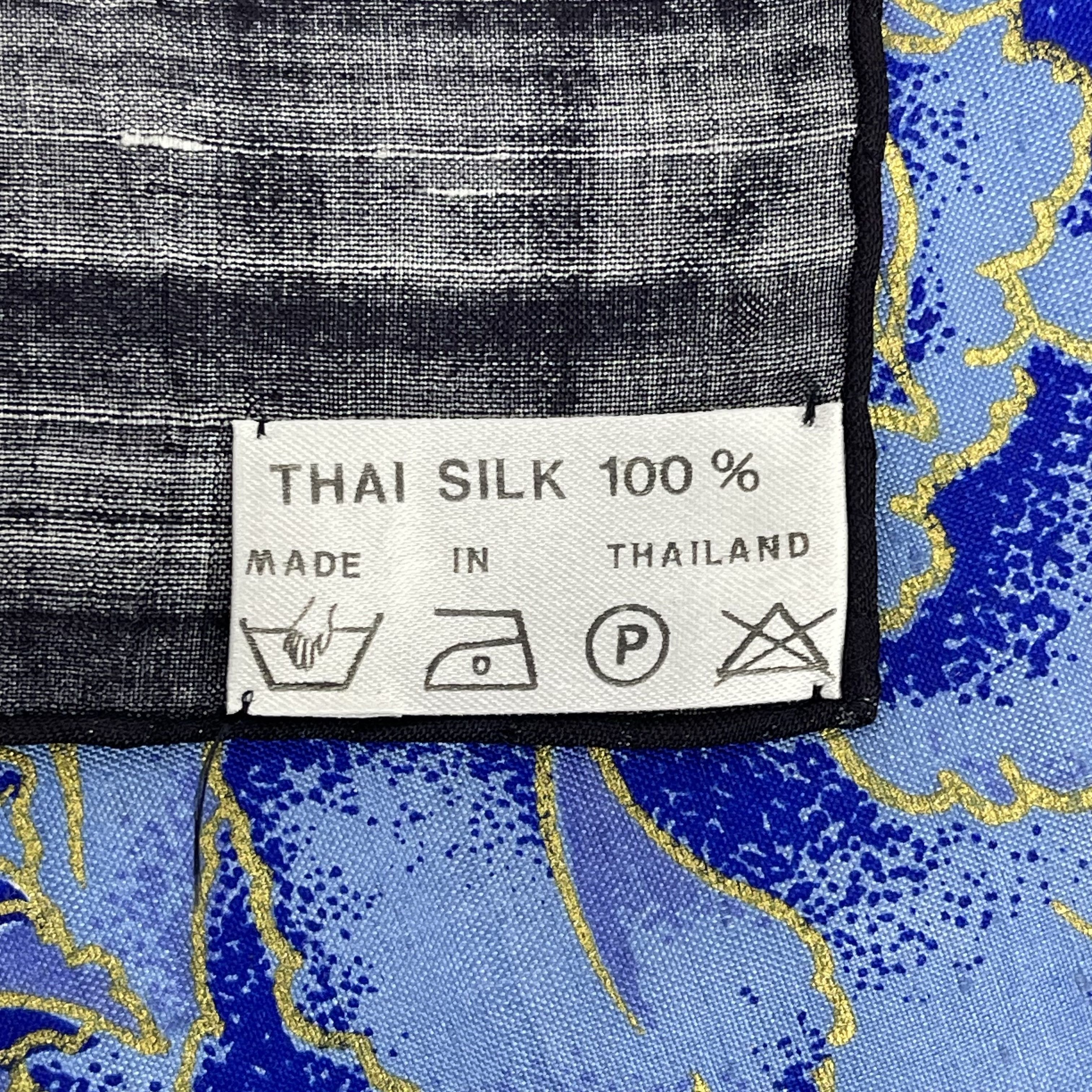 Other Vintage Thai Silk Scarf - S7025 Size ONE SIZE - 8 Thumbnail