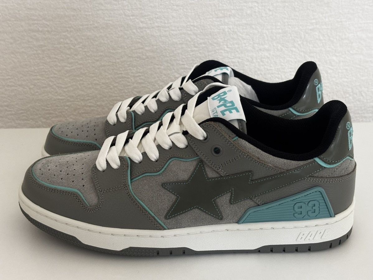 Bape Authentic ape bape SK8 sta #2 gray new US 9.5 bapesta Size US 9.5 / EU 42-43 - 9 Thumbnail