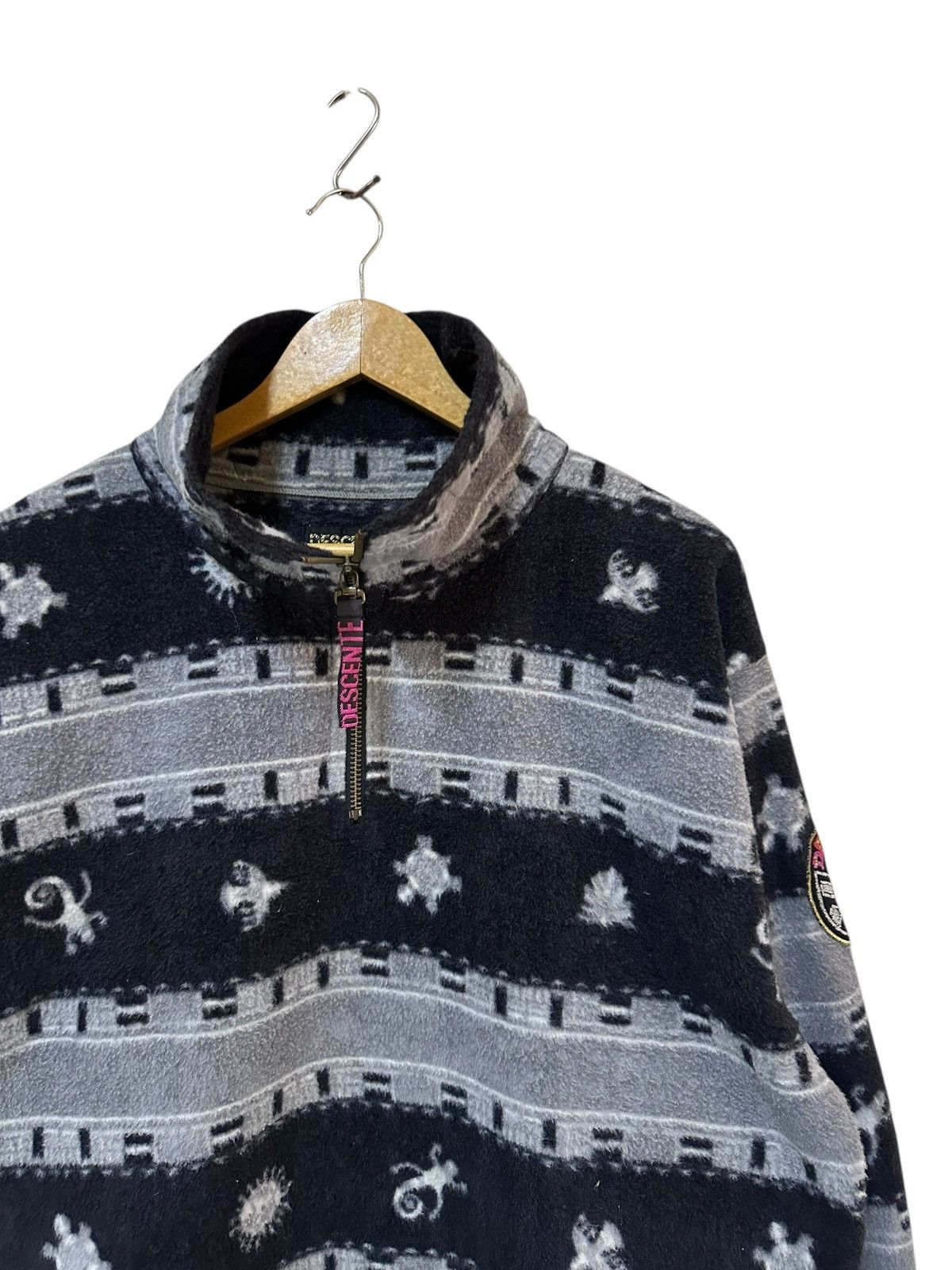 Descente vintage 90s descente navajo half zip fleece Size US L / EU 52-54 / 3 - 2 Thumbnail
