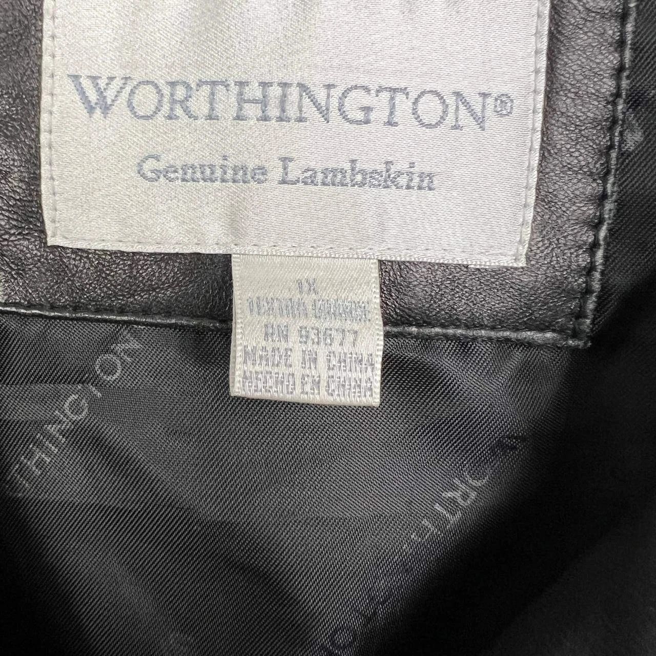 Worthington Vintage Worthington Leather Jacket Women 1X Lambskin Size XL / US 12-14 / IT 48-50 - 5 Thumbnail