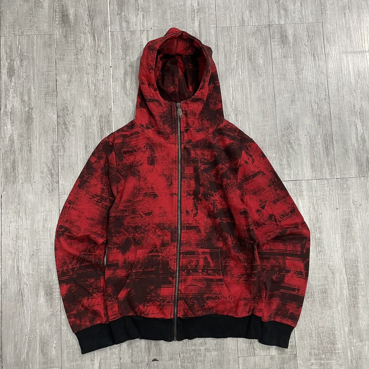 image of 2000S In The Attic Y2K Hoodie in Red, Men's (Size Medium)