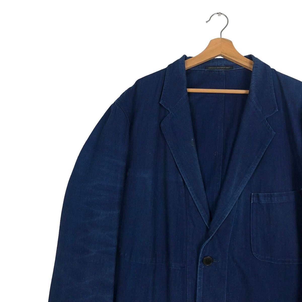 Yohji Yamamoto AUTUMN WINTER 1996 YOHJI YAMAMOTO POUR HOMME DENIM OVERSIZE Size US M / EU 48-50 / 2 - 5 Thumbnail