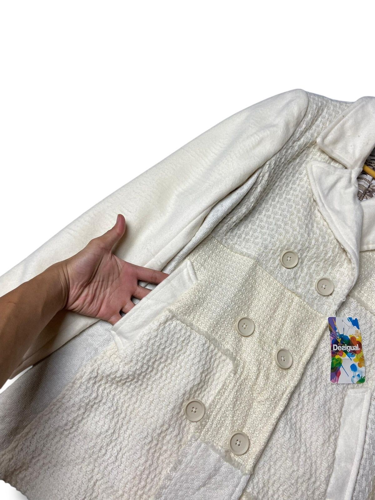 Desigual Vintage DESIGUAL Patchwork Style Jacket (149) Size US XS / EU 42 / 0 - 8 Thumbnail