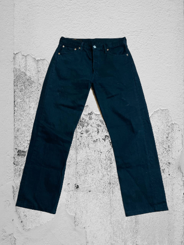 Levi's × Vintage Vintage Levis 501 Y2K Baggy Denim Distressed 90s Jeans Size US 30 / EU 46 - 1 Thumbnail