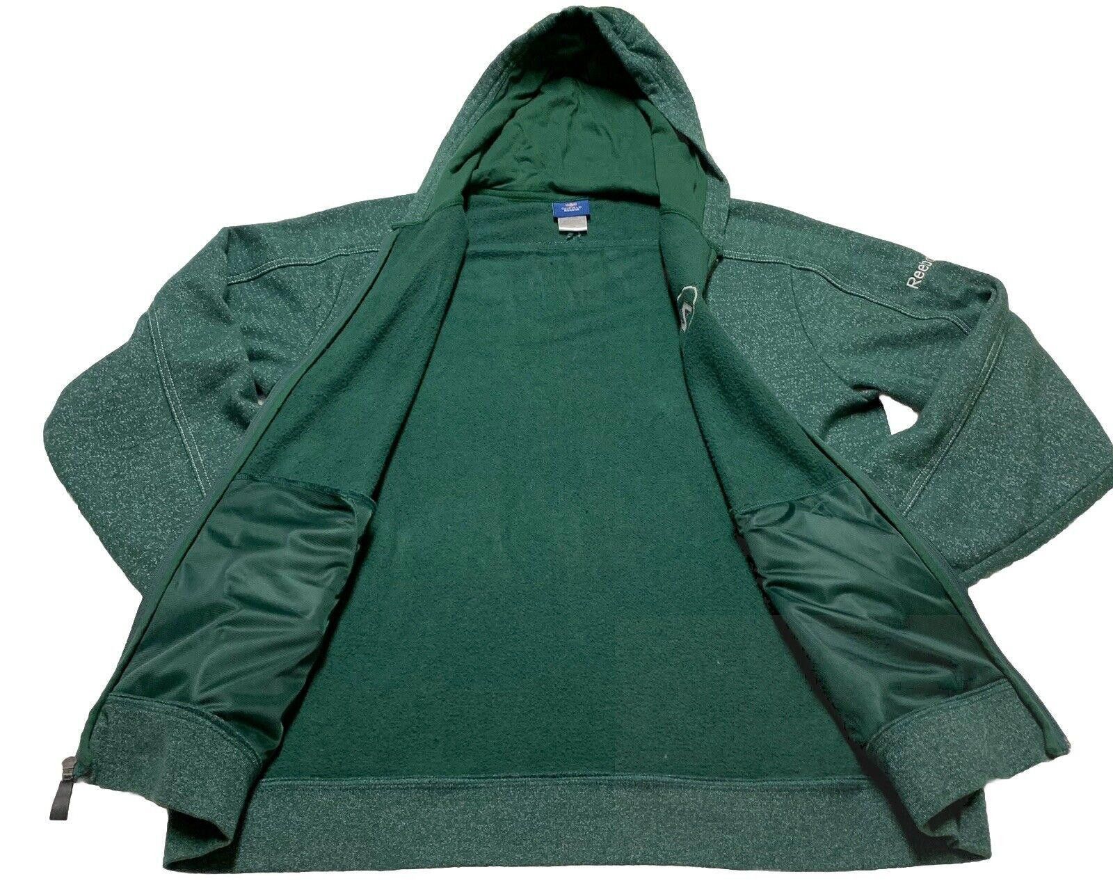 Reebok Reebok NY Jets NFL Hoodie Green Full Zip Men's M Size ONE SIZE - 4 Thumbnail