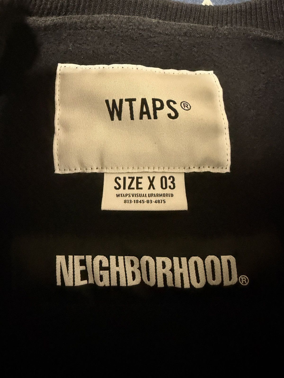 Neighborhood × Wtaps Wtaps Neighborhood ripper crewneck sweatshirt Size US L / EU 52-54 / 3 - 3 Thumbnail