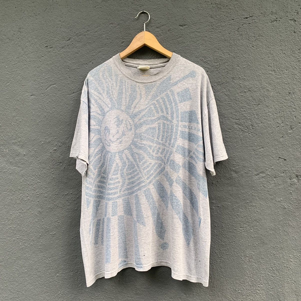 image of Vintage Cirque Du Soleil Tee in Grey, Men's (Size XL)