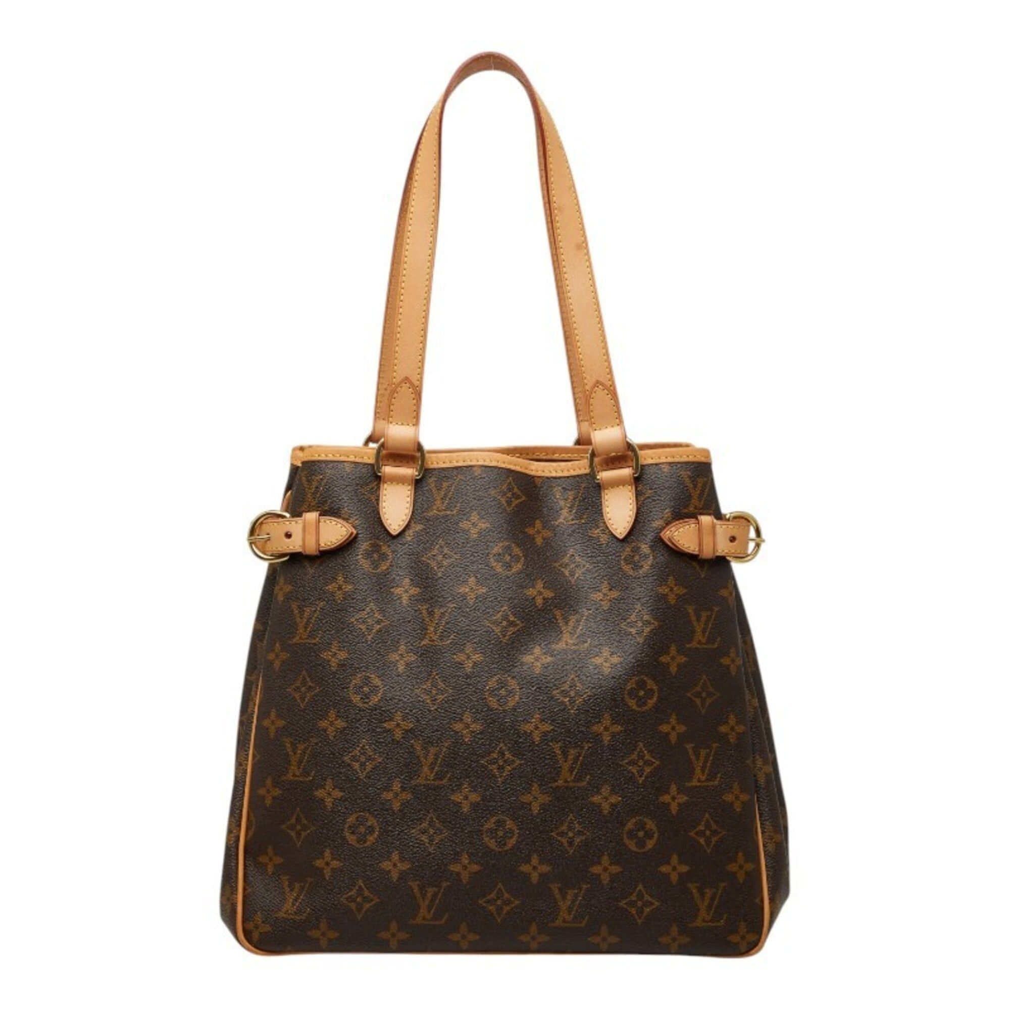 Louis Vuitton Louis Vuitton Monogram Batignolles Vertical Shoulder Bag Tote M51153 Brown Leather Women's LOUIS VUITTON Size ONE SIZE - 1 Thumbnail