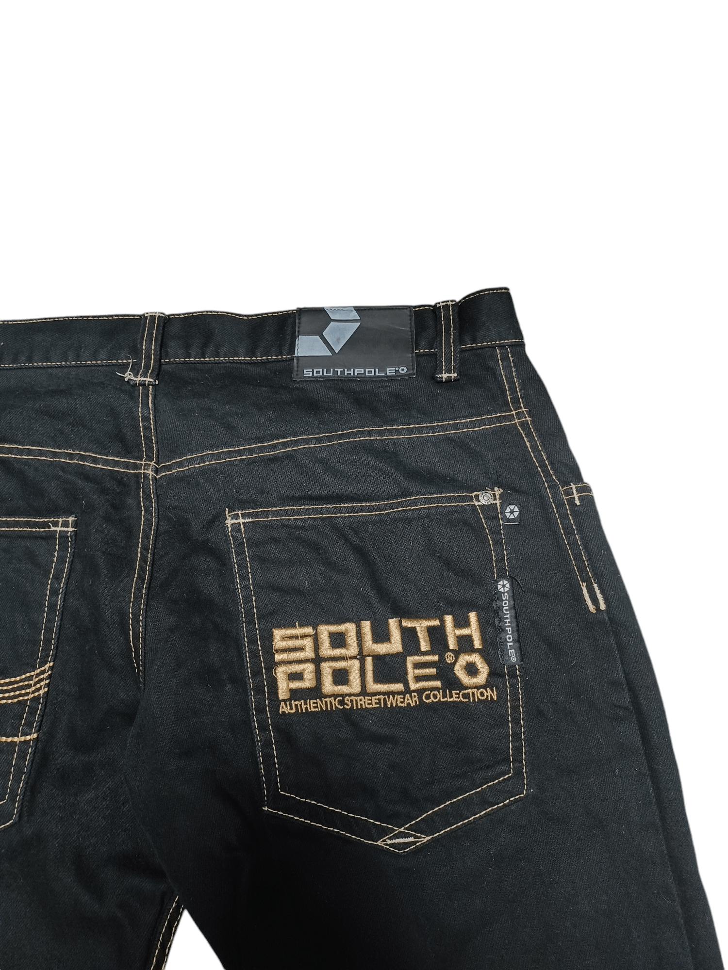 Southpole SOUTHPOLE EMBROIDERED LOGO SK8 STREETWEAR JEANS DENIM Size US 36 / EU 52 - 2 Thumbnail
