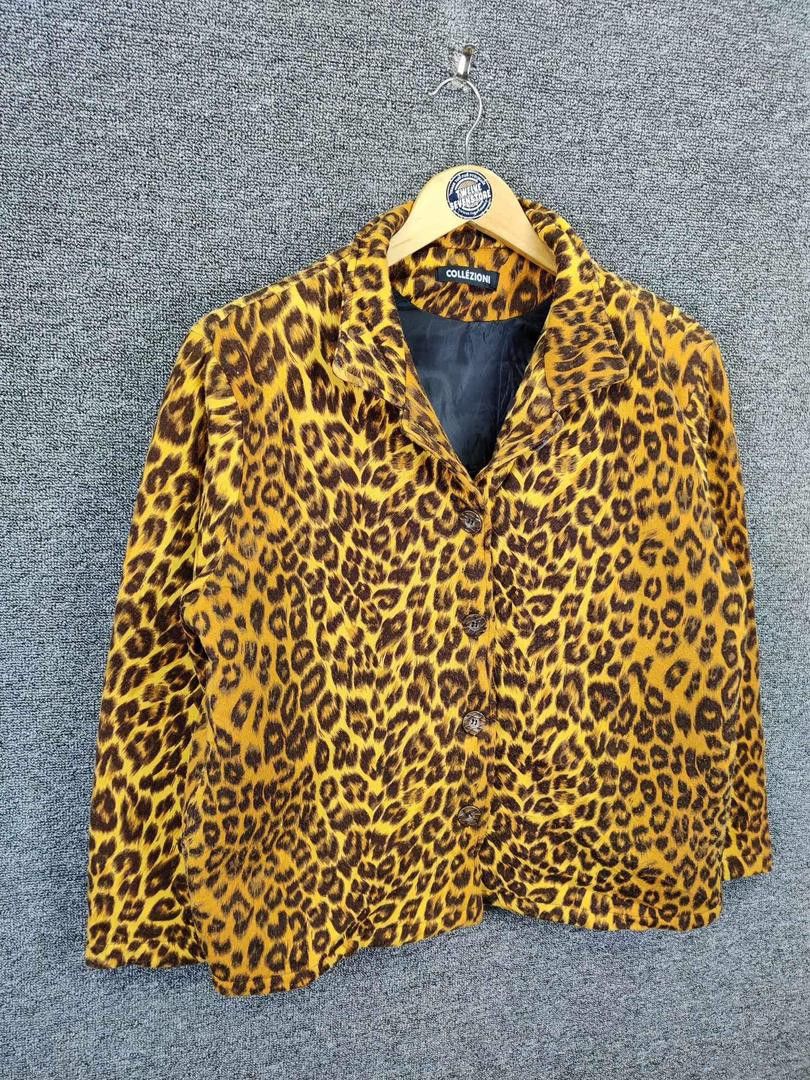 Japanese Brand Vintage Collezioni Leopard Jacket Nice Design Size US M / EU 48-50 / 2 - 5 Thumbnail