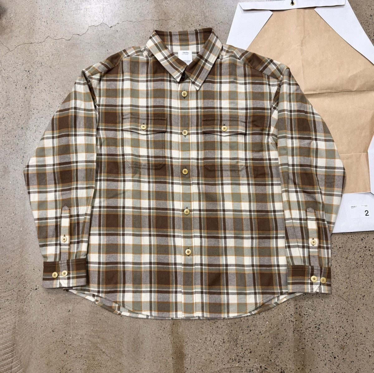 Visvim Visvim 26ss Lumber Check L/S Size US M / EU 48-50 / 2 - 1 Thumbnail