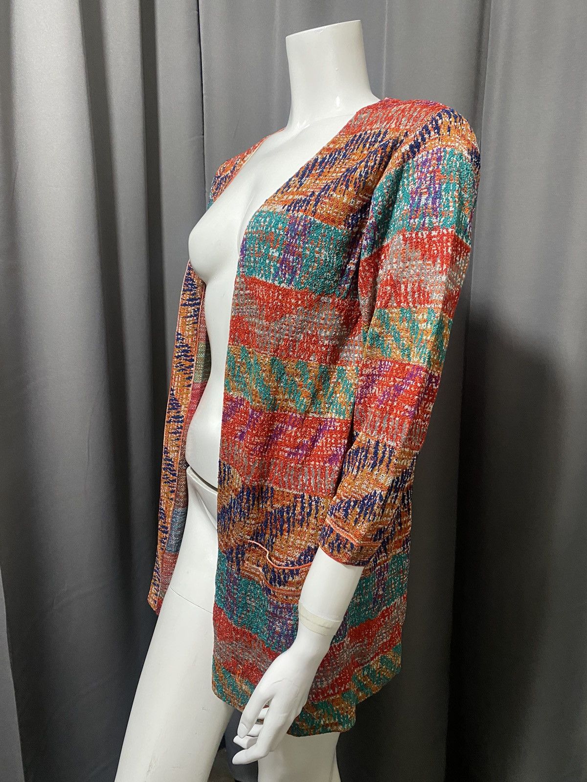 Missoni Archive Missoni Multicolored Knit Cardigan Size M / US 6-8 / IT 42-44 - 4 Thumbnail