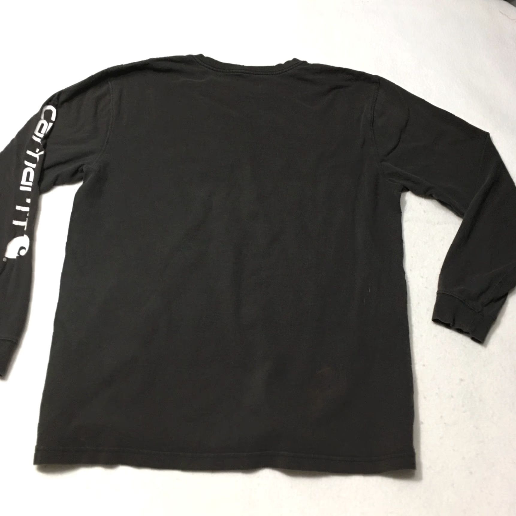 Carhartt Carhartt Shirt Black 2XL Long Sleeve Cotton Crew Neck Loose Fit Masculine Vintage No N/A Size US XXL / EU 58 / 5 - 7 Thumbnail