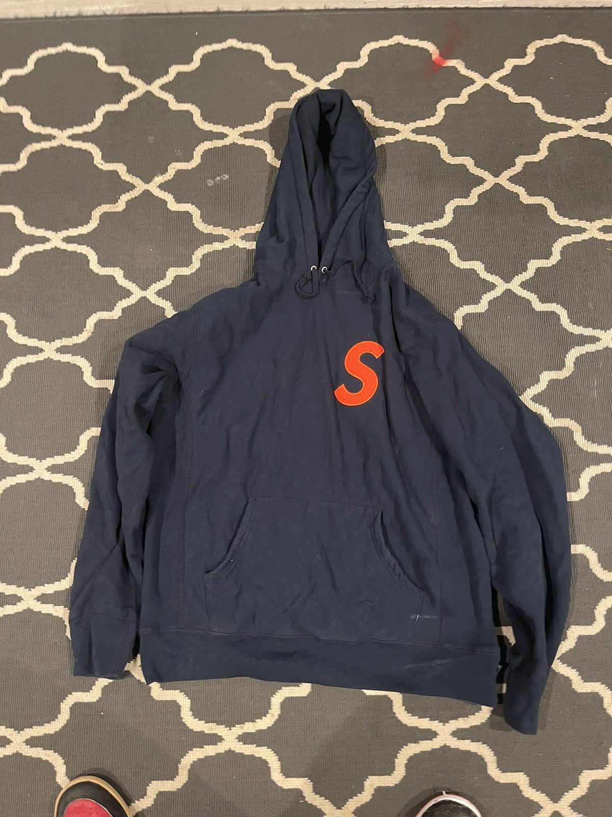 Supreme Supreme s logo hoodie Grailed