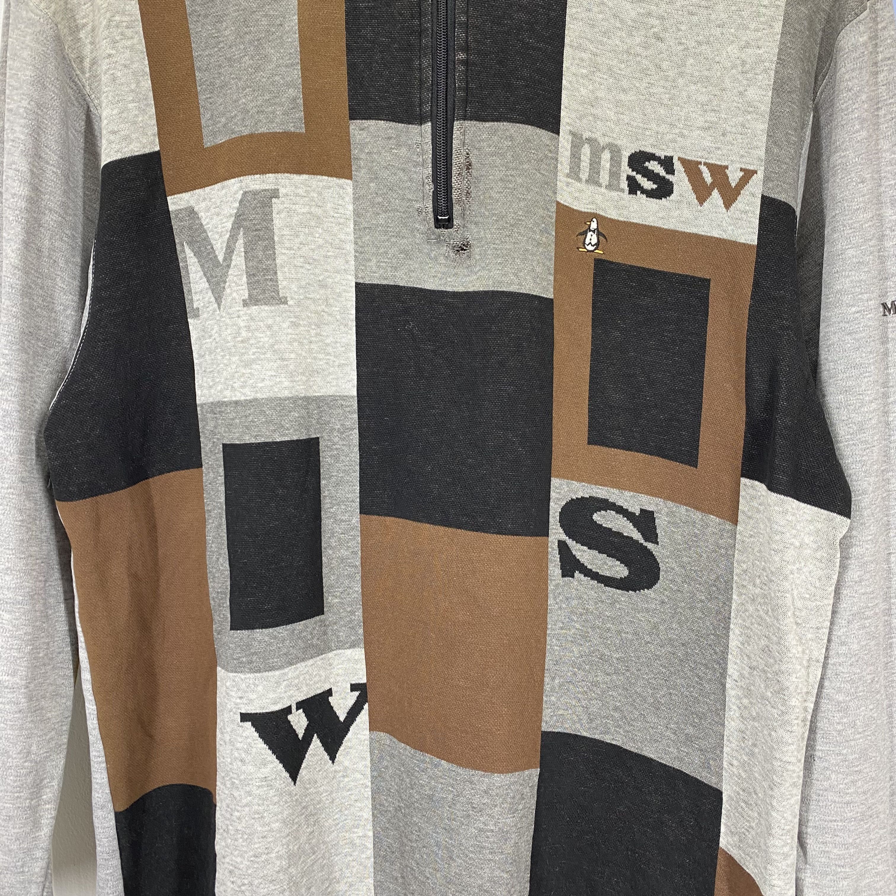 Japanese Brand MUNSING WEAR Turtle Neck Sweatshirt #1881/09 Size US M / EU 48-50 / 2 - 2 Thumbnail