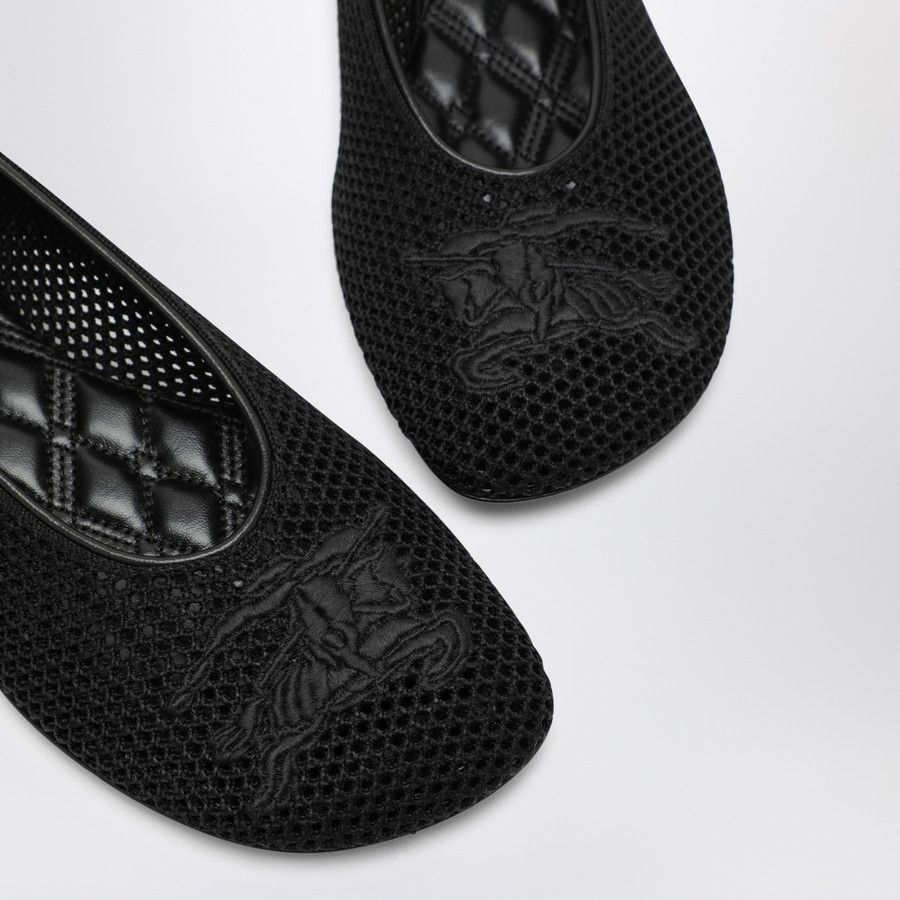 Burberry o1d2blof0824 Logo Ballerina in Black Size US 9 / IT 39 - 6 Thumbnail